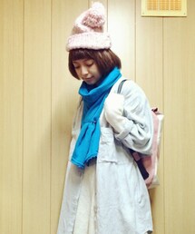 ？ | ピンクニット帽(ニットキャップ/ビーニー)