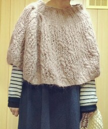 used | ニットポンチョ(ポンチョ)