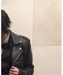 real leather | ブルゾン