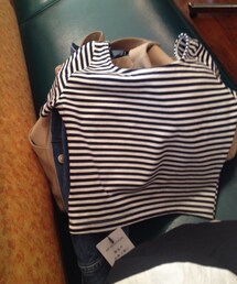 UESD クロップド丈
ボーダートップス(Tシャツ/カットソー)