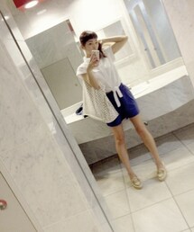 bittokozukkoi | キュロットスカートに、リメイククロッドキ丈のシャツに、エスパードリーユ
REEFURのデカバックに、マリン風コーデ(その他パンツ)