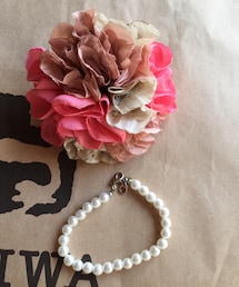 雑貨屋 | 花ブローチ＆パールブレスレット
(ブローチ/コサージュ)