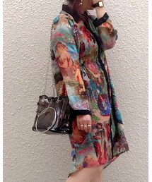 mocha | シャツワンピース