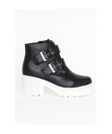 Missguided | Tupele Contrast Chunky Ankle Boots(靴子)