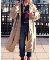 GU | ステンカラーコート