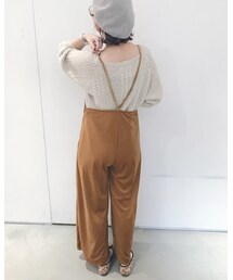 後ろ姿 | オールインワン・サロペット