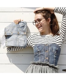 Ungrid | denimビスチェ(チューブトップ)