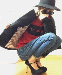 MOUSSY | ピーコート♡裏地がトリコロールカラー♪(ピーコート)