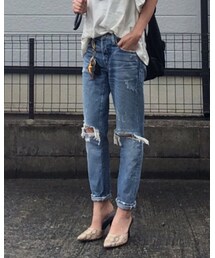 MOUSSY | 14th anniversary テーパード(デニムパンツ)