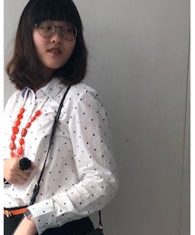 TOMMY HILFIGER | polka dot shirt (シャツ/ブラウス)