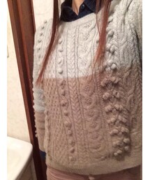 bulle de savon | バイカラーセーター(ニット/セーター)