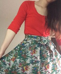 ZARA | 真っ赤カーディガン(カーディガン/ボレロ)