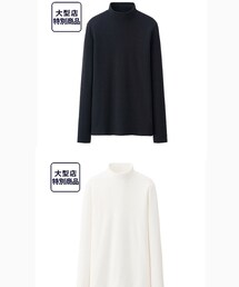 UNIQLO | リブハイネックT(Tシャツ/カットソー)