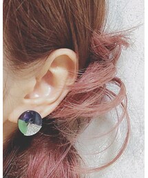 ボタン | ピアス（両耳用）