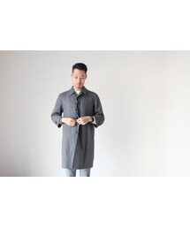 burberry灰色毛呢外套(ダッフルコート)