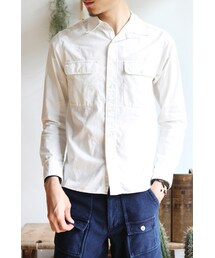 CHAMBRAY WORK SHIRT 1025白襯衫(シャツ/ブラウス)
