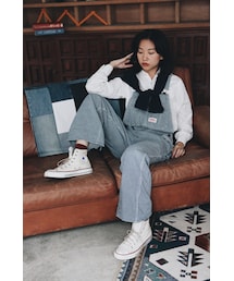 A ROOM MODEL | A Room Model - Vintage Denim Overall(サロペット/オーバーオール)