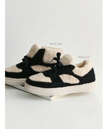 ブラックハイ·ブラックロースニーカー(スニーカー)