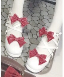 星夜彩虹 | 号称lo娘跑鞋，蝴蝶结可拆卸(パンプス)