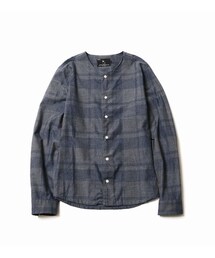 VIRGOwearworks | NON COLLAR CHECK SHIRTS(シャツ/ブラウス)