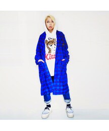 Royal Pussy | TARTAN WOOL PIPING ROBE(その他アウター)
