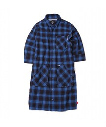 VIRGOwearworks | Gauze check long shirts(シャツ/ブラウス)