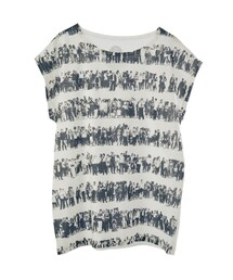 SHINJUKU CROSSING STRIPE(Tシャツ/カットソー)
