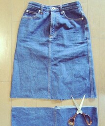 UNIQLO | リメイクスカート(デニムスカート)