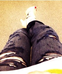 ダメージデニム(デニムパンツ)