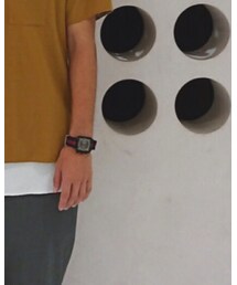 VAGARY | バンドを黒革から紺赤のナイロンに(アナログ腕時計)