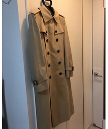 三陽商会 | 三陽商会さんの100年コートを購入。本当に質が素晴らしすぎる(*´Д｀*)裏地が格子柄でロング丈のものです。(その他アウター)