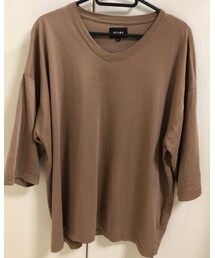 BEAMS | BEAMS  5分丈Tシャツ  Sサイズ (Tシャツ/カットソー)