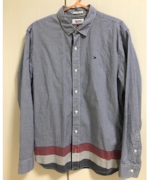 シャツのフロント | HILFIGER DENIM チェックシャツ Mサイズ(その他)