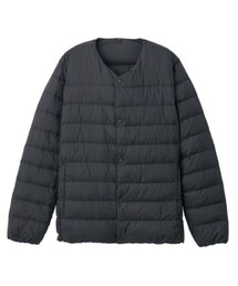 無印良品 | 無印良品 - 軽量オーストラリアダウンポケッタブルノーカラージャケット - Mサイズ(ダウンジャケット/コート)