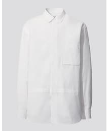 UNIQLO | UNIQLO - +J スーピマコットン オーバーサイズシャツ（長袖） - Lサイズ(シャツ/ブラウス)