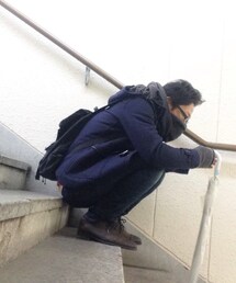 417 EDIFICE | お座り。(ダッフルコート)