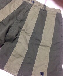 melple | ストライプショーツ(その他パンツ)