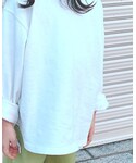 GU(ジーユー)の「トップス(Tシャツ/カットソー)」
