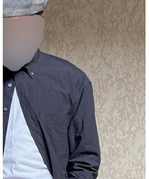 UNIQLO | オックスフォードワイドフィットストライプシャツ（長袖）(シャツ/ブラウス)