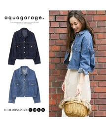mw00093【aquagarage本店】デニムジャケット(デニムジャケット)