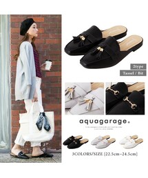aquagarage | mk00064【aquagarage本店】ローファーバブーシュサンダル(サンダル)