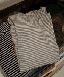 Ungrid | ライトボーダーフレアーL/S Tee
(Tシャツ/カットソー)