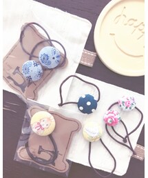 hokkoriko | コースターも🕊💓(ヘアゴム)