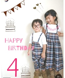 まーちゃん❤️❤️ | おめでとう4歳♡(その他)