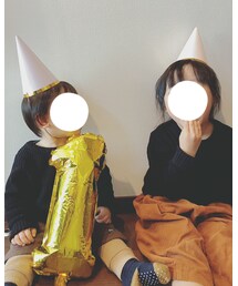 黒ニット×ブラウン | その他