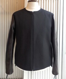 SUNSEA | SUNSEA Melton leather long Tee(ブルゾン)