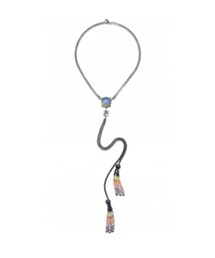 Capwell Blue Opal and Tassel High-Lo Necklace(ネックレス)