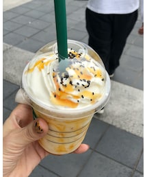 ☕︎ | 大学芋フラペチーノ(397kcal🤣)(その他)