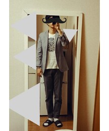 Blu e Grigio | スラックス