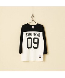 SWELLMOB – Plugboy Football Jersey Black(Tシャツ/カットソー)